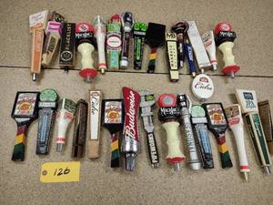 lot 126 image: Approx. (30) Assorted Tap Handles...