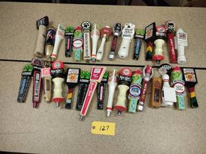 lot 127 image: Approx. (30) Assorted Tap Handles...