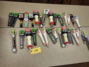 lot 128 image: Approx. (30) Assorted Tap Handles...