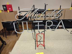 lot 8 image: Michelob Ultra Neon Sign, Needs Rep...