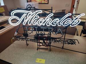 lot 11 image: Michelob Ultra Neon Sign, Needs Rep...