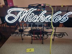 lot 13 image: Michelob Ultra Neon Sign, Needs Rep...
