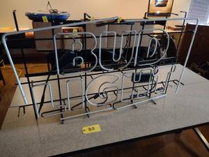 lot 35 image: Bud Light Neon Sign, Needs Repair...