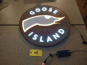lot 48 image: Goose Island LED Light, Works...