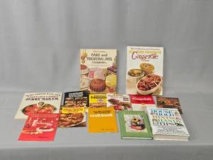 lot 69 image: Lot of VTG Cooking & Recipe Books