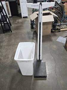 lot 113 image: Health O Meter Standing Scale and Laundry Basket