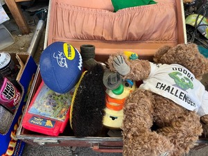 Suit case of toys