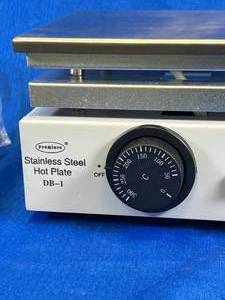 lot 3 image: Premiere Stainless Steel Hot Plate Model DB-1, 8x6 Inches