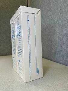 lot 19 image: 2 Unopened Boxes of Falcon Individually Packaged 100box, 200case 1ml Serological Pipet, 1 in 1100 ml with plug per box