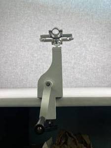 lot 34 image: Handheld Centrifuge Tube Spinner, Tabletop Clamp. Tube holders NOT included.