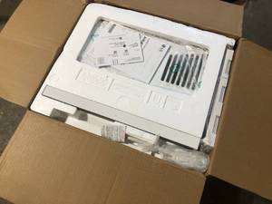 lot 5 image: LG 5,000 BTU 115V Window Air Conditioner Cools 150 Sq. Ft. in White Customer Returns See Pictures