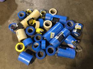 lot 6 image: Lot of Assorted Masking Duct Tape  Customer Returns See Pictures