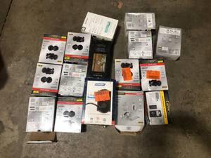 lot 25 image: Lot of Assorted Door Handles and Locks Various Models and Conditions  Customer Returns See Pictures