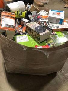 lot 35 image: Gaylord of Assorted Tools Hardware and General Merchandise Various Models and Conditions Customer Returns See Pictures