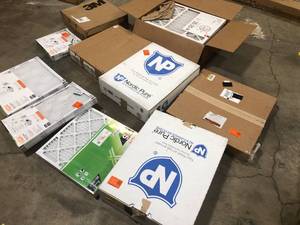 lot 41 image: Lot of Assorted Air Filters Various Models and Conditions Customer Returns See Pictures