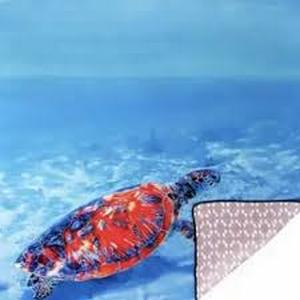 lot 8 image: Set of 2 Whitley Willows Microfiber Beach Towel 35 x 70 Turtle Beach Ocean