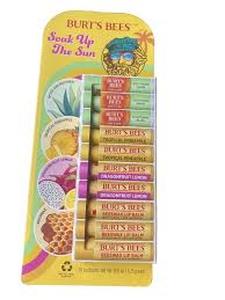 lot 22 image: Burts Bees Natural Beeswax Lip Balm Variety Pack of 10, 0.15 oz each