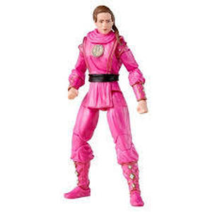 lot 95 image: Power Rangers Lightning Collection Mighty Morphin X Cobra Kai Samantha LaRusso Morphed Pink Mantis Ranger Action Figure