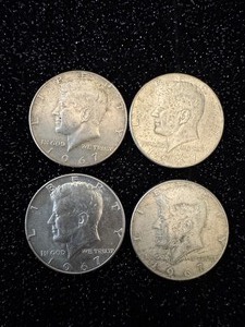 lot 11 image: Mixed Lot of Kennedy Half Dollars