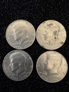 lot 16 image: Lot of Kennedy Bicentennial Half Dollars