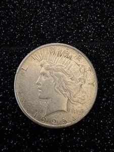 lot 36 image: 1925 Peace Dollar