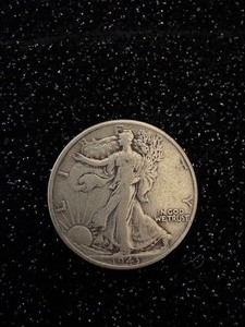 lot 45 image: 1943 Walking Liberty Half Dollar