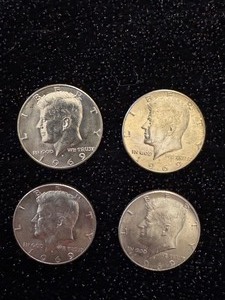 lot 50 image: Lot of 1969 Kennedy Half Dollars - D