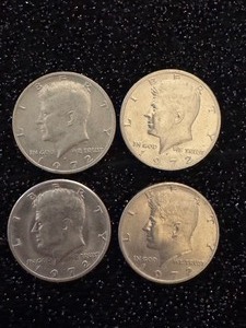lot 55 image: Lot of 1972 Kennedy Half Dollars - D