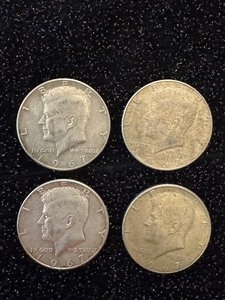 lot 76 image: Lot of 1967 Kennedy Half Dollars