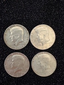 lot 97 image: Lot of 1966 Kennedy Half Dollars