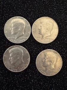 lot 98 image: Lot of Bicentennial Kennedy Half Dollars - D