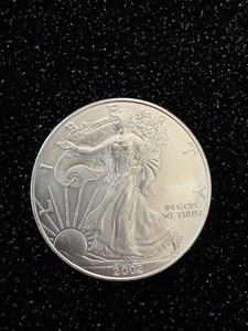 lot 101 image: 2002 American Silver Eagle
