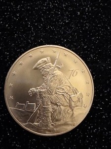 lot 104 image: Franklin Bicentennial Bronze Mint Coin