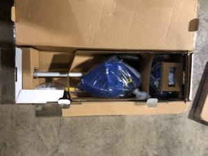 WILD BADGER POWER 26 cc 2-Stroke 2-in-1 Gas Full Crank Straight Shaft Grass Trimmer with Brush Cutter Blade and Bonus Harness   Customer Returns See Pictures