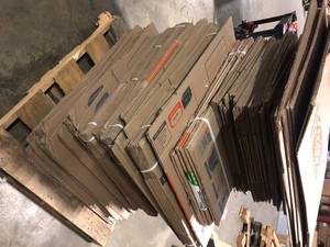 Pallet of Home Depot Packaging Boxes Various Sizes Customer Returns See Pictures
