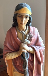 lot 15 image: Vintage St. Barbara Statue