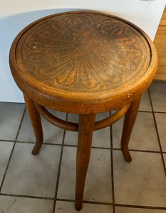 lot 64 image: Vintage Wooden Stool