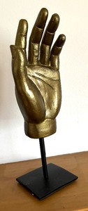 lot 79 image: Pair of Decorative Hand Figurine Statues