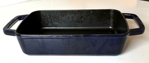 lot 83 image: Staub Cast Iron Baking Dish
