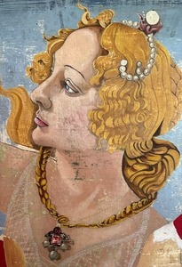 lot 89 image: Framed Original Reproduction Artwork, Primavera, Sandro Botticelli
