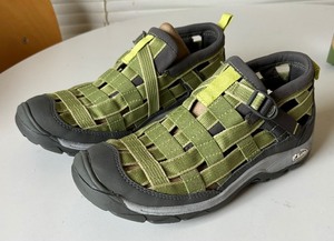 lot 100 image: Chaco Paradox Pesto Womens Size 6 Sandals Shoes Green Woven Sports - NEW