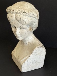 lot 41 image: Antique Victorian Cast Iron Figural Post Topper Garden Ornament