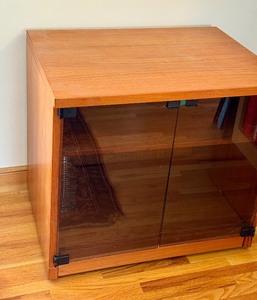 lot 161 image: Nice Sized Media Cabinet