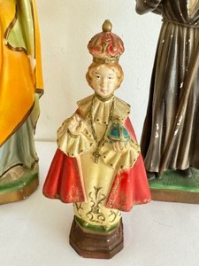 lot 160 image: Three Vintage Religious Statues