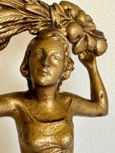 lot 124 image: Unique Vintage Metal Figurine Sculpture