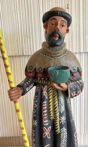 lot 187 image: Wooden Folk Art Figurine