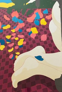 lot 16 image: Nude on the Music Floor Print by Milton Glaser