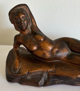 lot 220 image: Art Nuevo Nude Sculpture