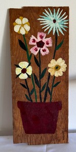 lot 222 image: Fabulous Folk Art Paintings on Wood