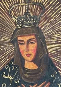 lot 241 image: Original Sacred Lady Painting